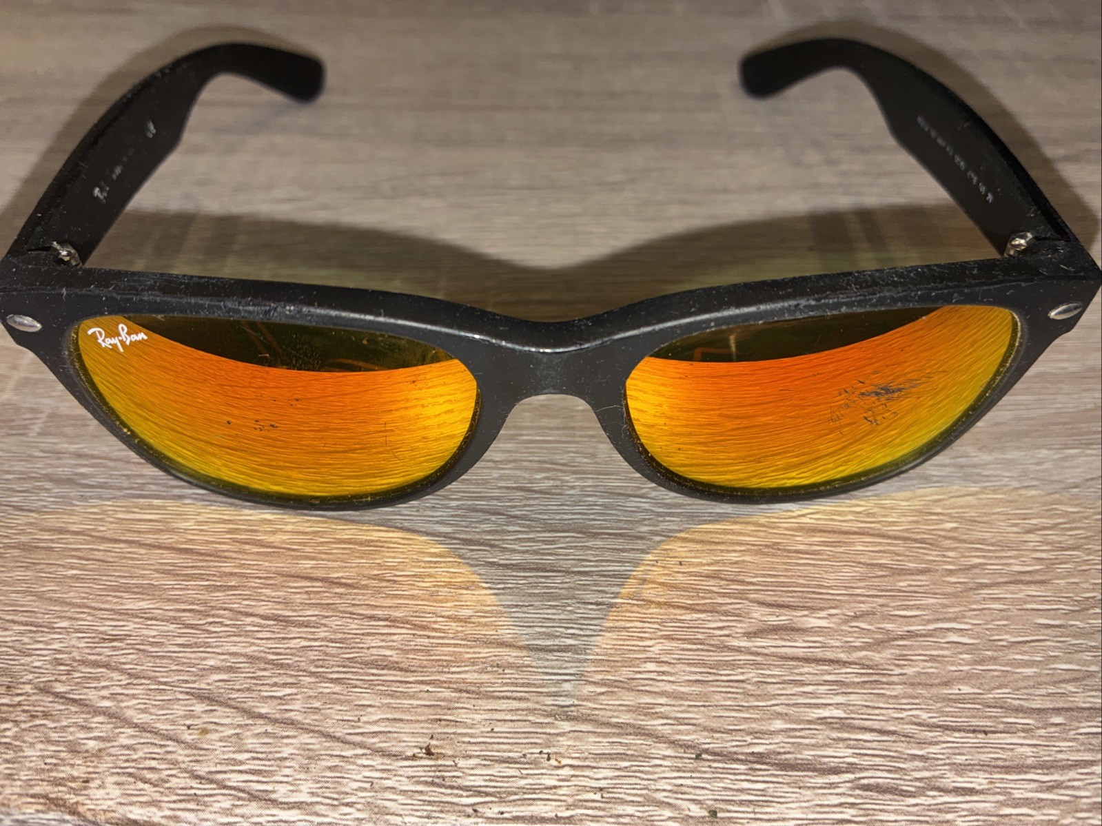 RAY-BAN RB2132 NEW WAYFARER ( Frames Only ) 6462/31 RUBBER BLACK #S23