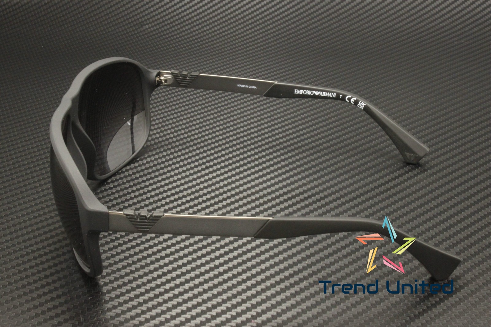 EMPORIO ARMANI EA4029 50638G Black Rubber Grey Gradient 64 mm Men’s Sunglasses