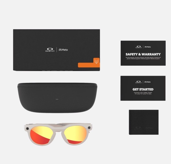 Oakley Meta HSTN Prizm Ruby Lenses/Warm Grey Frame
