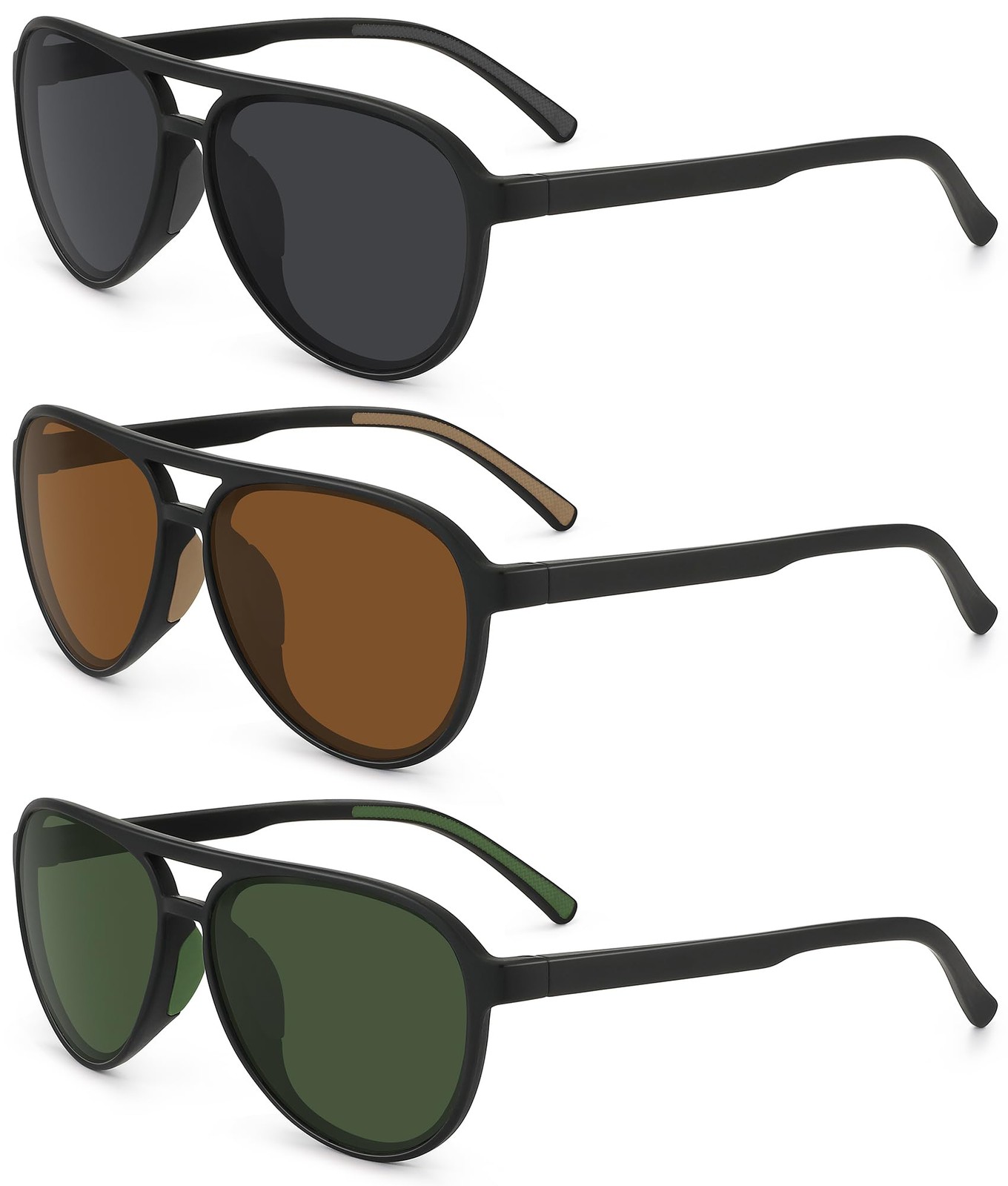 Polarized Aviator Sunglasses Men Women Retro Sports Driving Sun Glasses 75