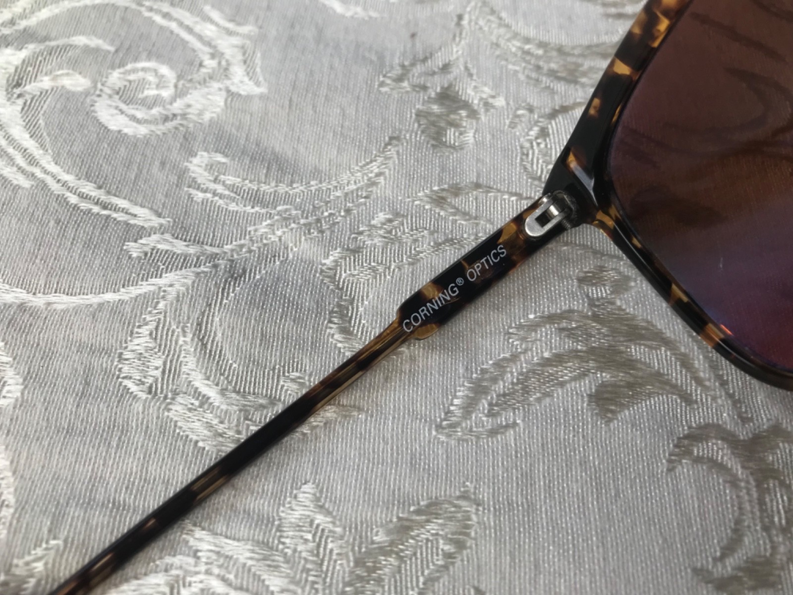 Vintage Corning Optics Serengeti Drivers Sunglasses Tortoise Habana
