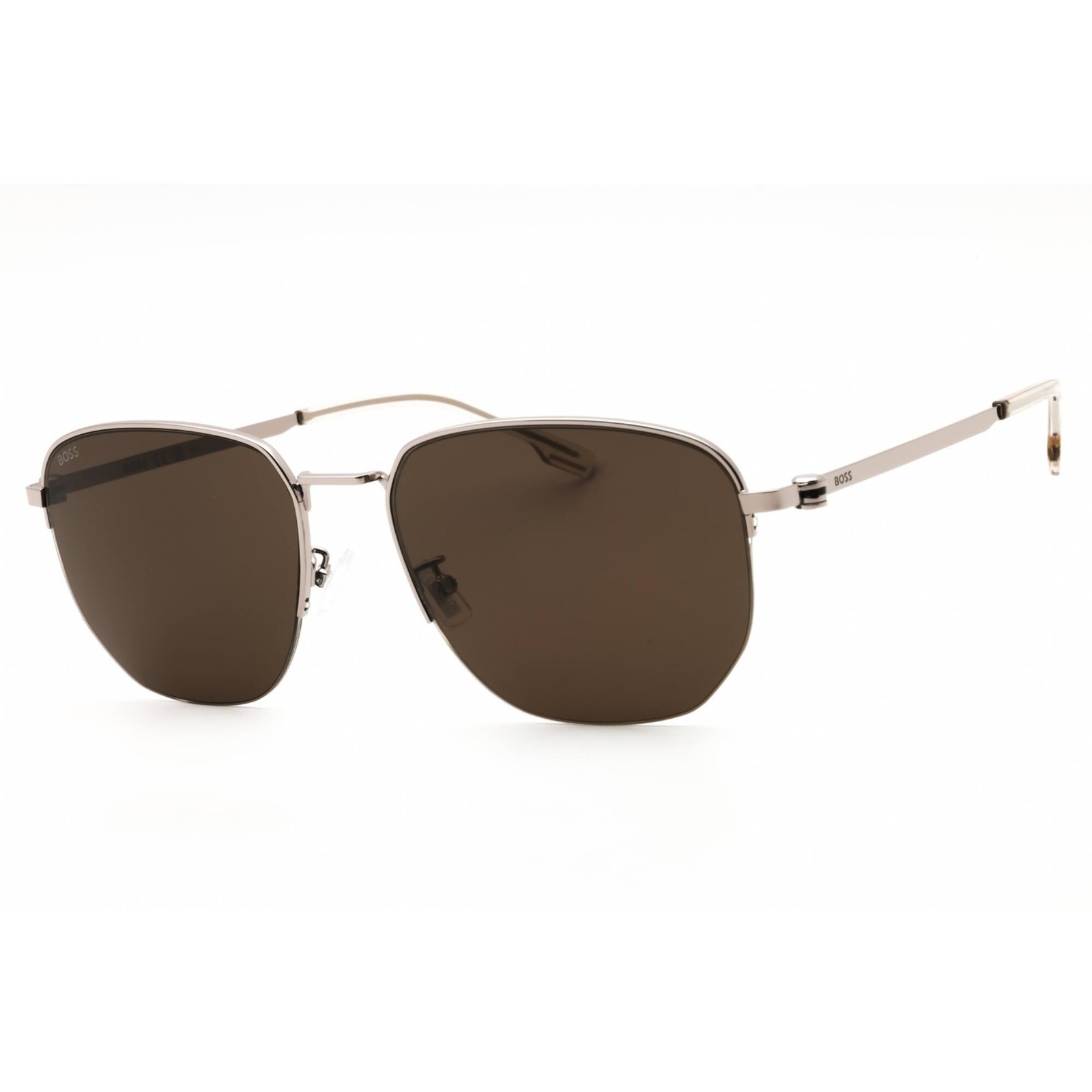 Hugo Boss Men’s Sunglasses Ruthenium Irregular Full Rim BOSS 1538/F/SK 06LB 70