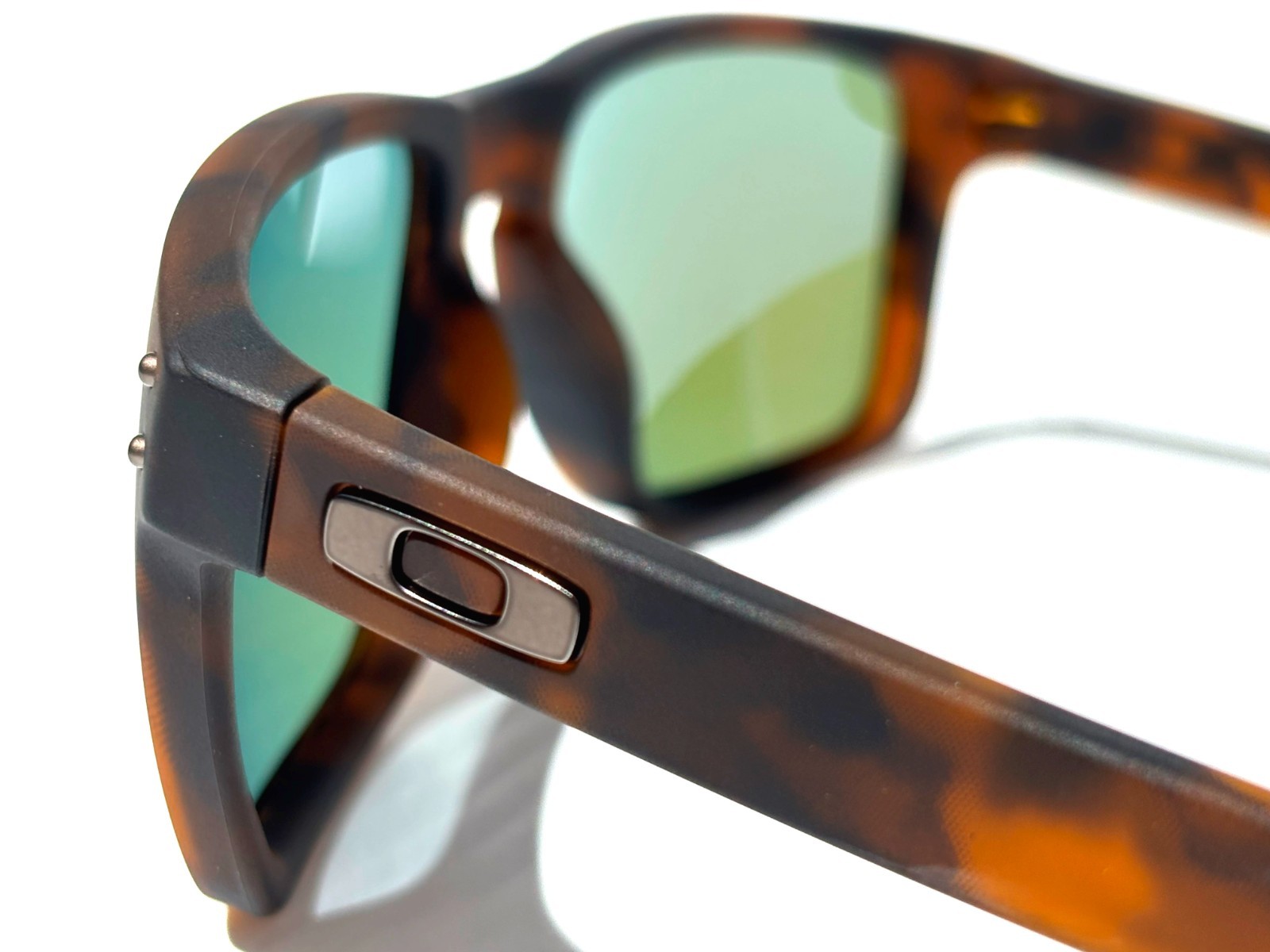 NEW Oakley HOLBROOK XL Matte Tortoise POLARIZED Galaxy Blue Sunglass 9417-02