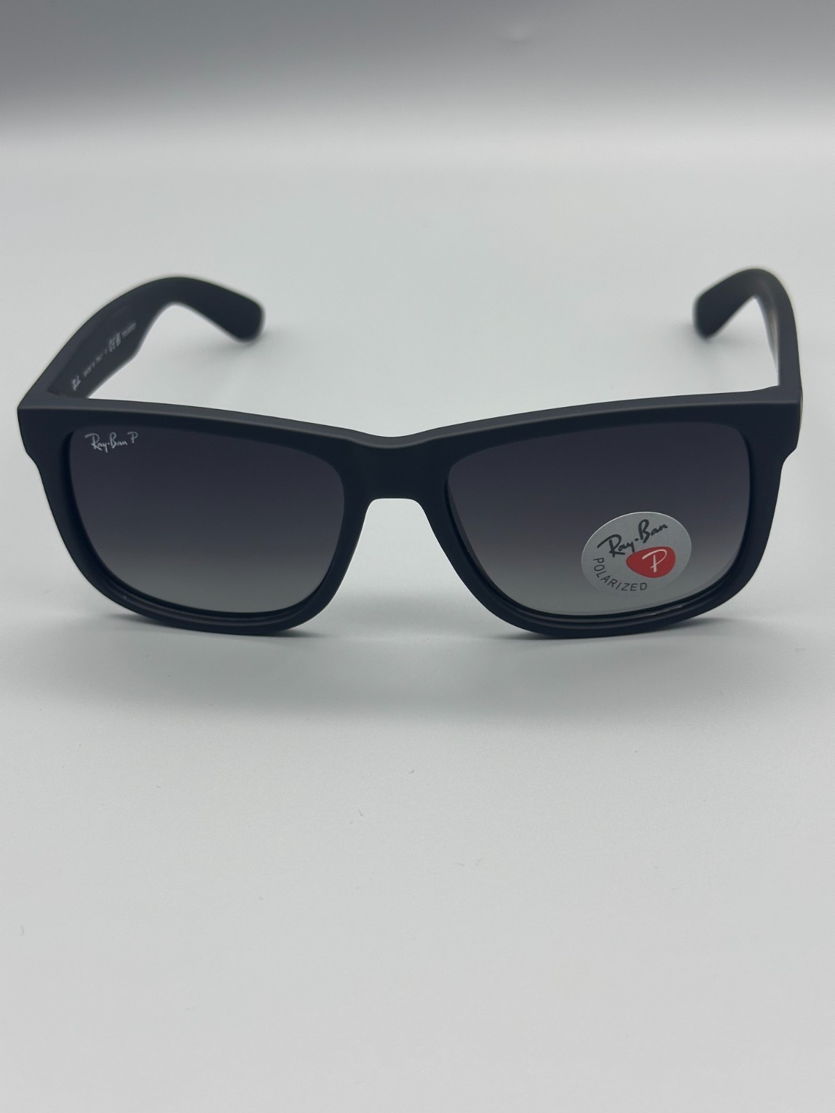 Ray-Ban RB4165 622/T3 Justin Polarized Sunglasses Grey Classic Frame 54mm