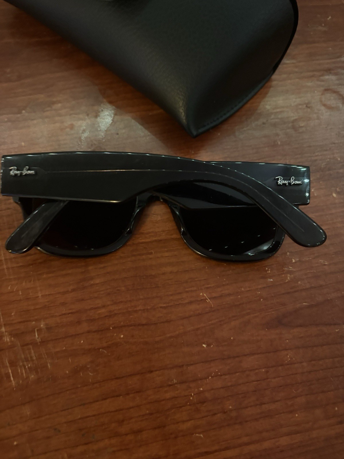 Ray-Ban Mega Wayfarer RB0840S Sunglasses Transparent Black