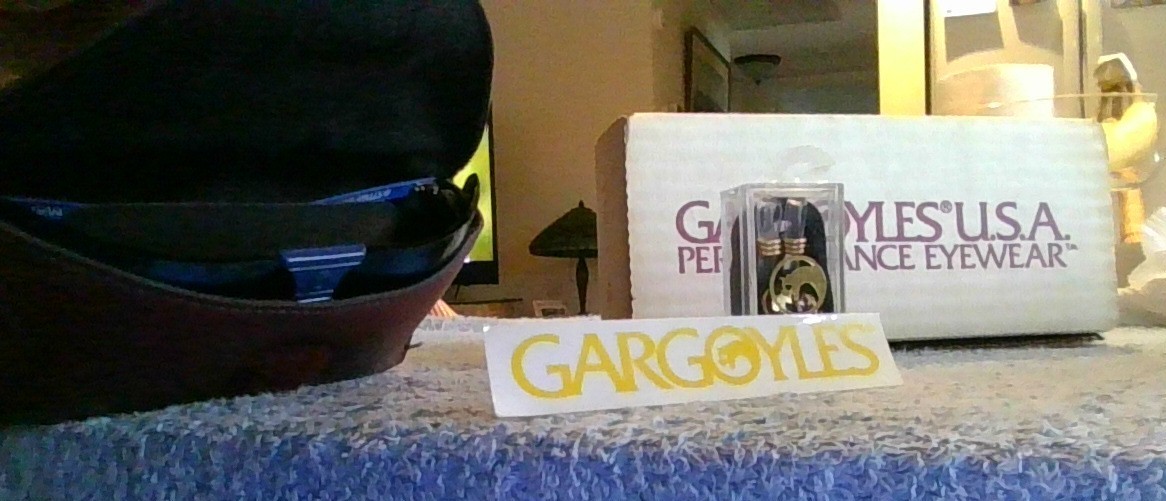 🇺🇸 1980’s Gargoyle Sunglasses 85MM – 44 Blue’s, Brian Bosworth / The – Boz !!
