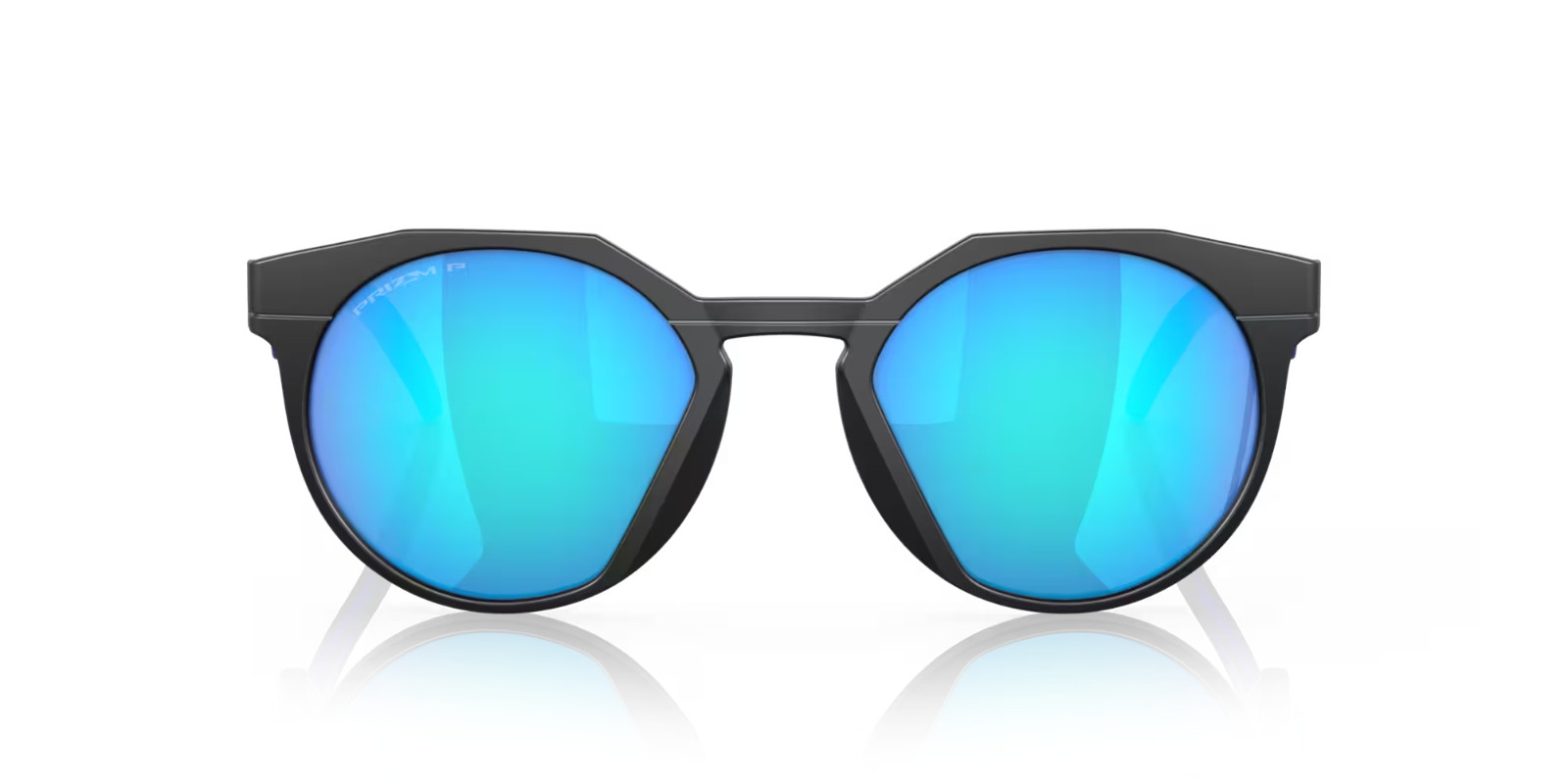 Oakley POLARIZED Sunglasses HSTN OO9242-0452 Black Frame Blue Prizm Sapphire