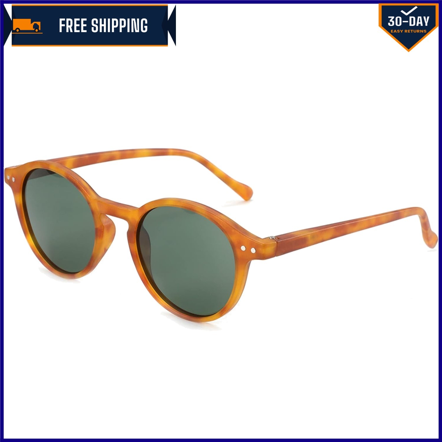 Versatile Classic Round Sunglasses with UV Protection – Perfect for Everyday Use