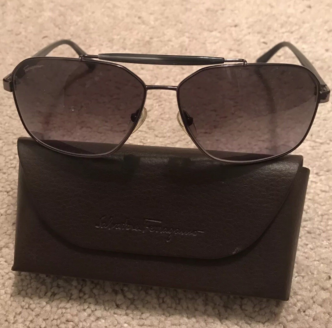 Salvatore Ferragamo – Charcoal Sunlenses 100% Authentic – USA Seller – Fast Ship