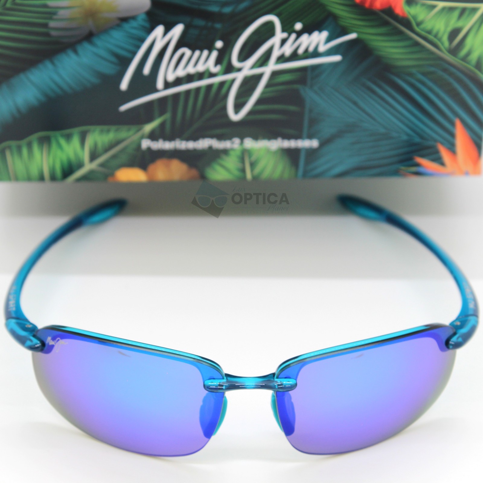 NEW Maui Jim Hookipa Blue Hawaii Polarized Sport Sunglasses MJ0407S-007
