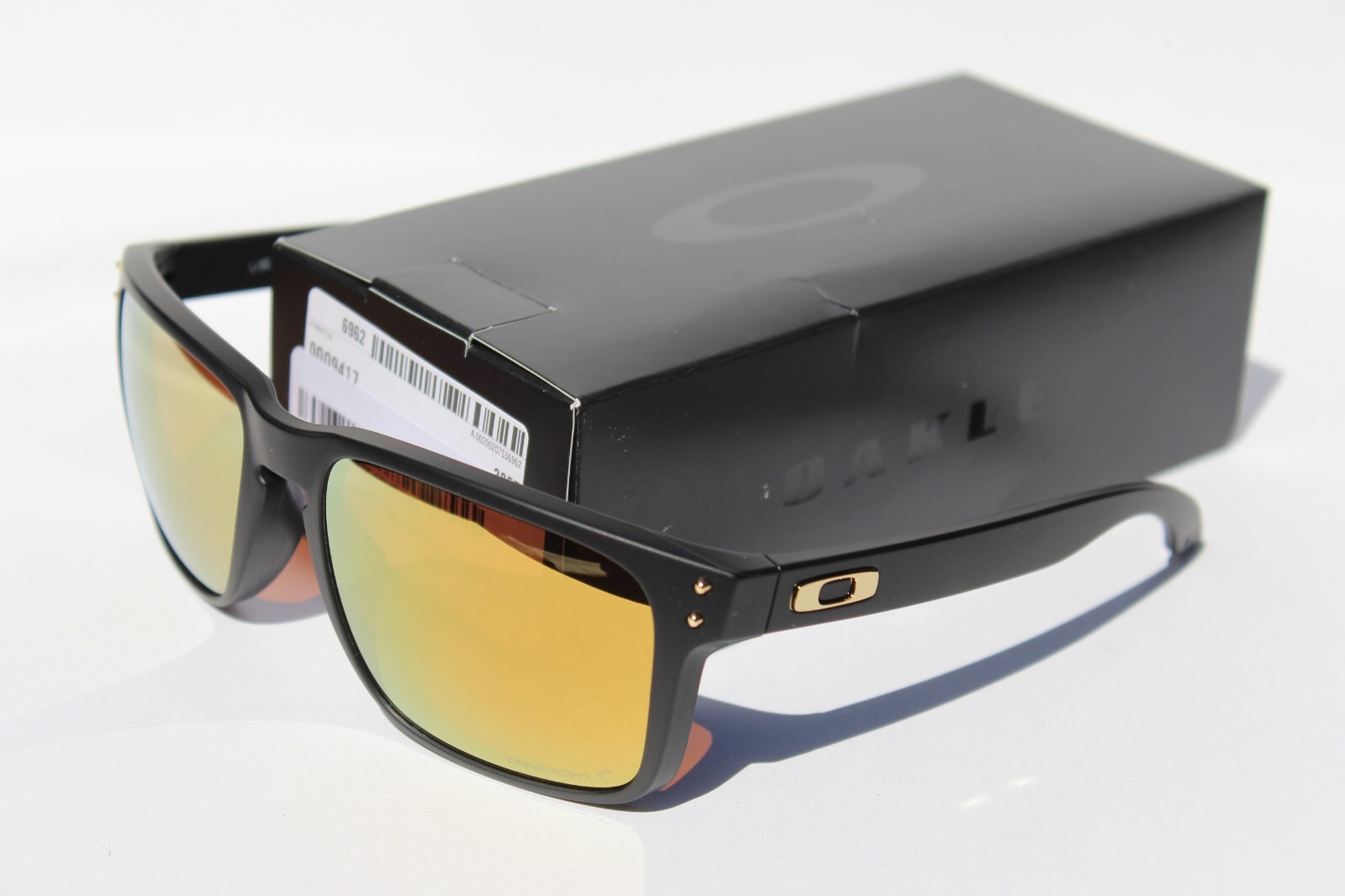 OAKLEY Holbrook XL POLARIZED Sunglasses Matte Black/Prizm 24K Gold OO9417 NEW