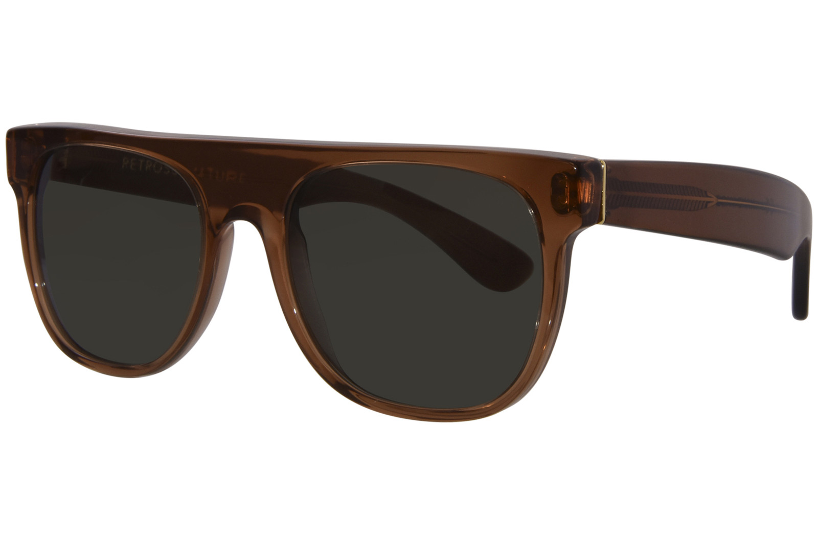 RetroSuperFuture Flat-Top-526 AW11/12 Sunglasses Transparent Brown/Green 50mm