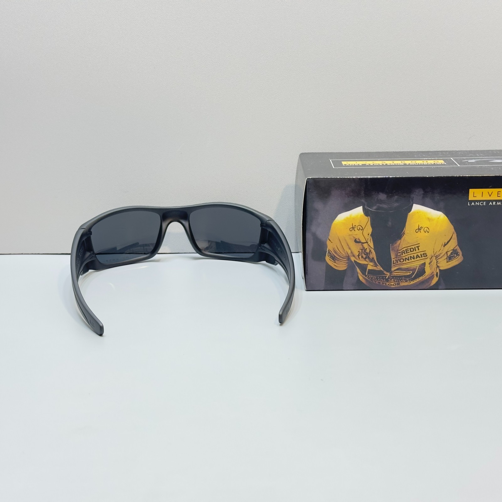 Oakley Fuel Cell OO9096 Sunglasses Matte Black Frame Gray Lens USA Made w/ Box