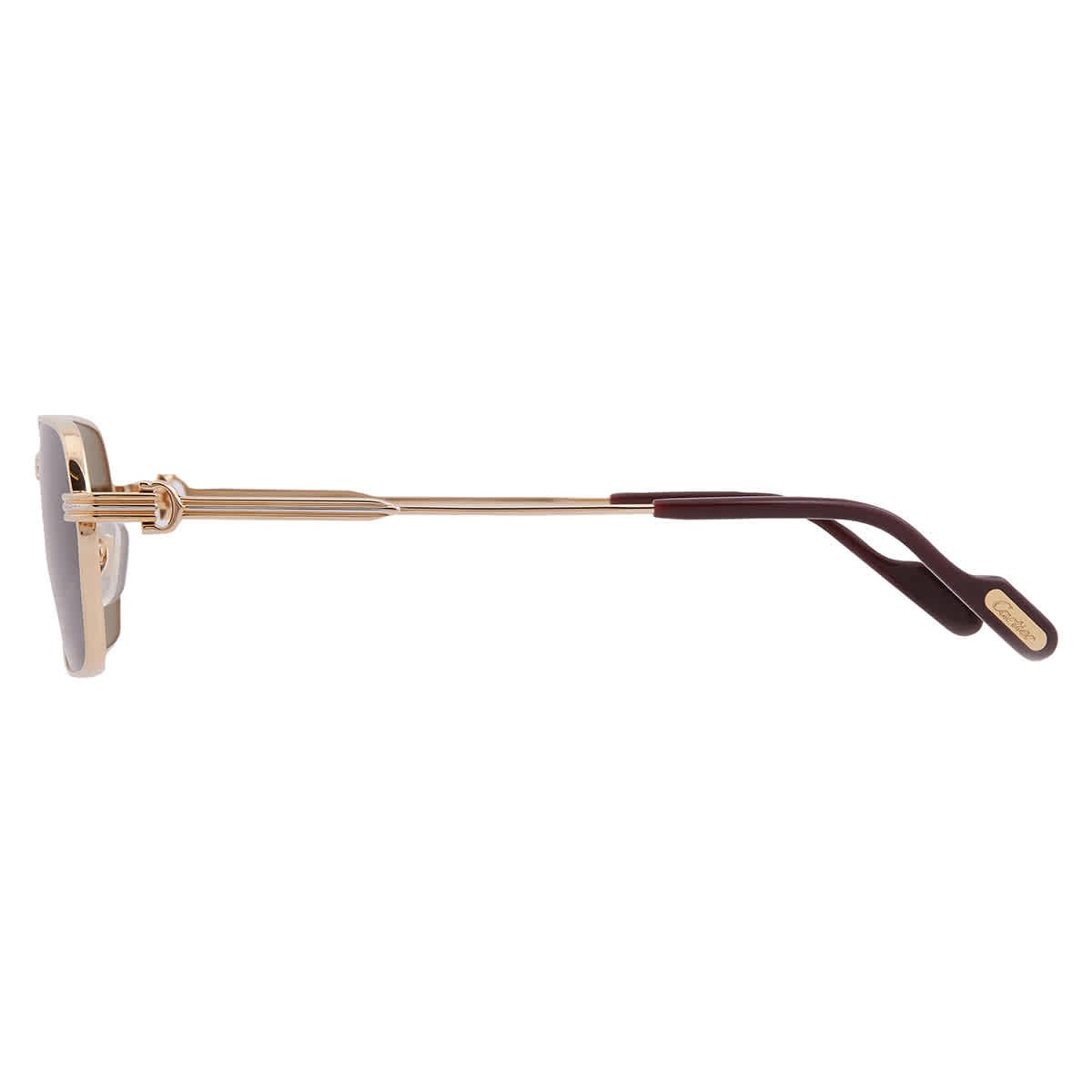 Cartier Premiere de Cartier Green with Light Mirror Geometric Men’s Sunglasses