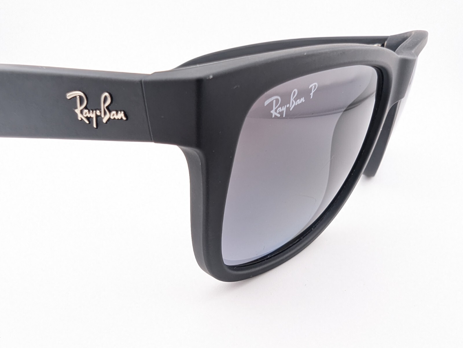 Ray-Ban Sunglasses, RB 4165 622/T3 3P Justin Matte Black Polarized, 54-16-145