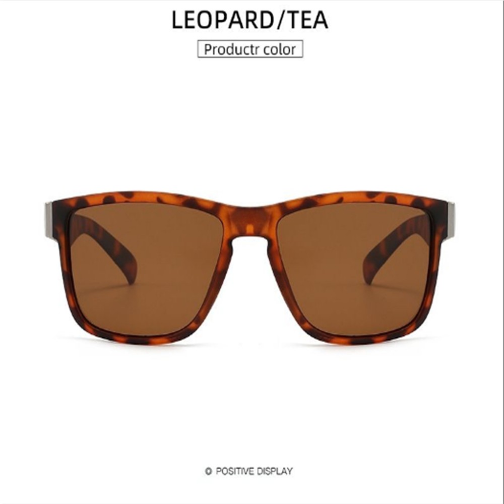 Men Women Tinted Myopia Nearsighted Glasses Square Frame Sunglasses -0.5 to -6.0