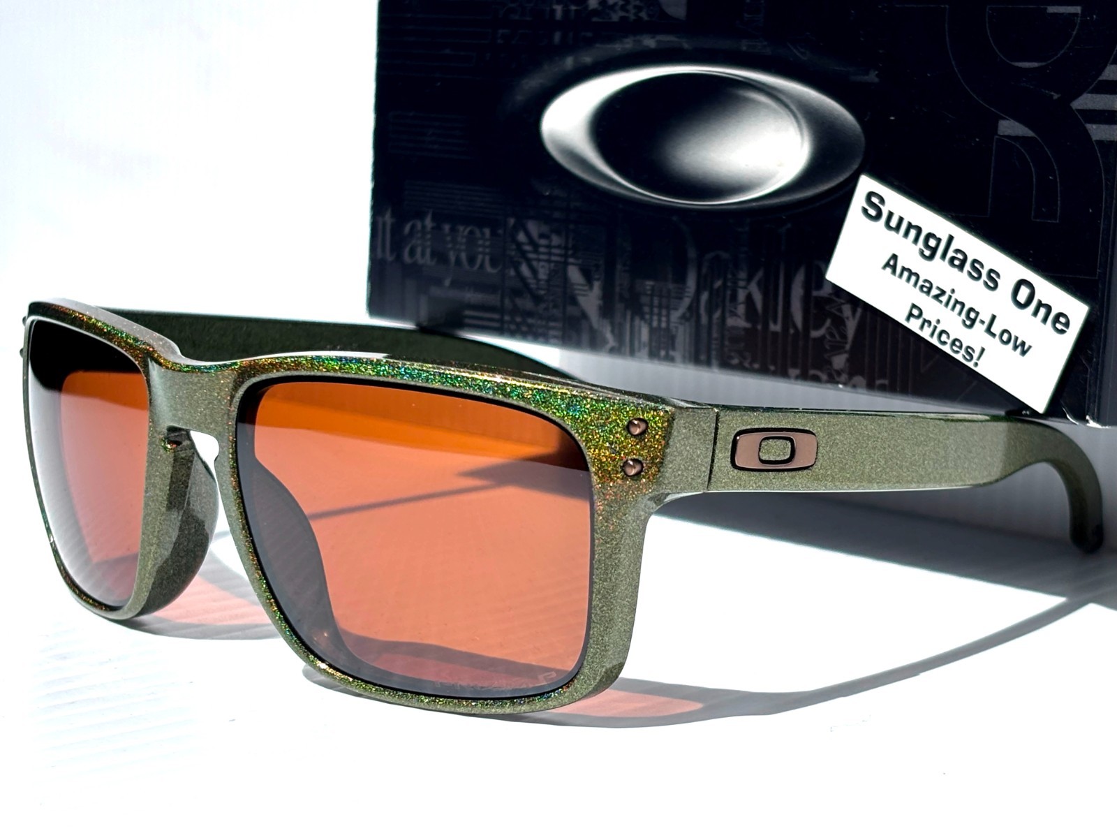 Oakley HOLBROOK Fern Spacedust POLARIZED PRIZM Tungsten Lens Sunglass 9102-AN