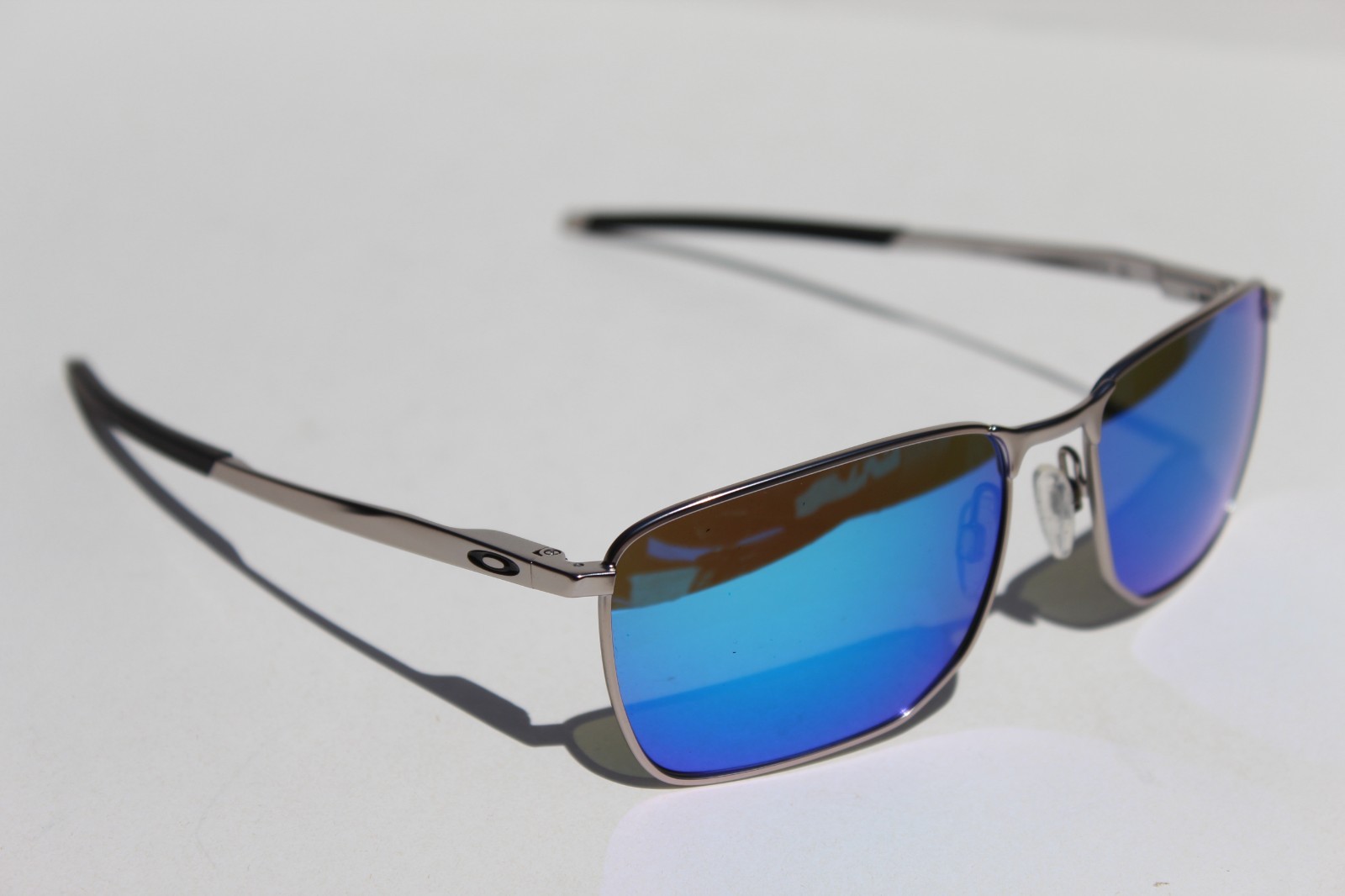 OAKLEY Ejector Sunglasses Satin Chrome/Prizm Sapphire OO4142-04 NEW