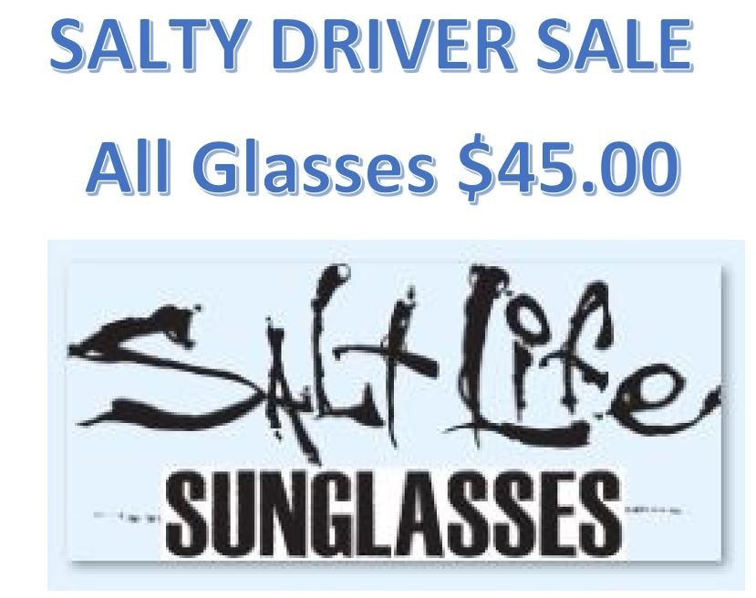Salt Life Naples Matte Black Mirror Blue Glass Lens $229 Live Salty Saltlife NWT