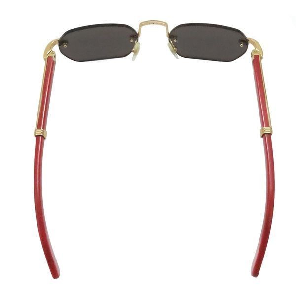 Rare Cartier Premiere de Cartier CT0362S Wood Sunglasses Trinity France Full Set