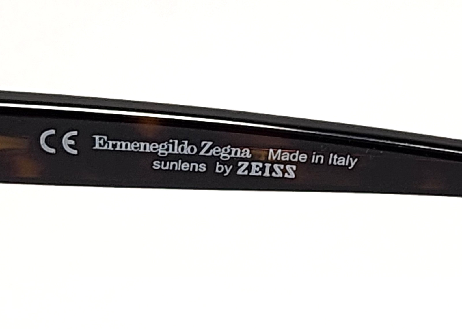 Ermenegildo Zegna Sunglasses Shiney Wayfair Dark Havana SZ3656 Made in Italy