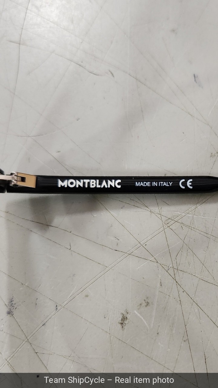Montblanc Oval Eyeglasses MB0009O 005 Black 50mm 0009 G2U