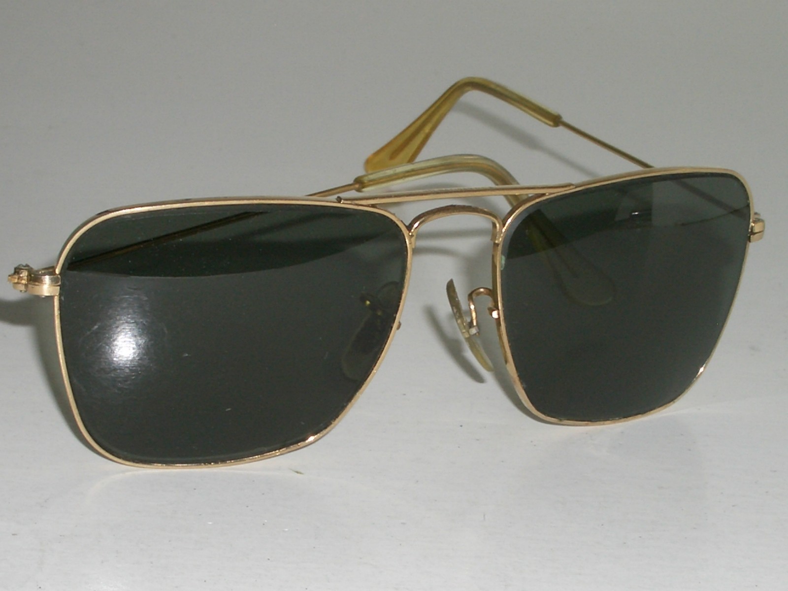 1970’s 52[]16mm VINTAGE B&L RAY-BAN GEP G15 UV SMALL CARAVAN AVIATOR SUNGLASSES