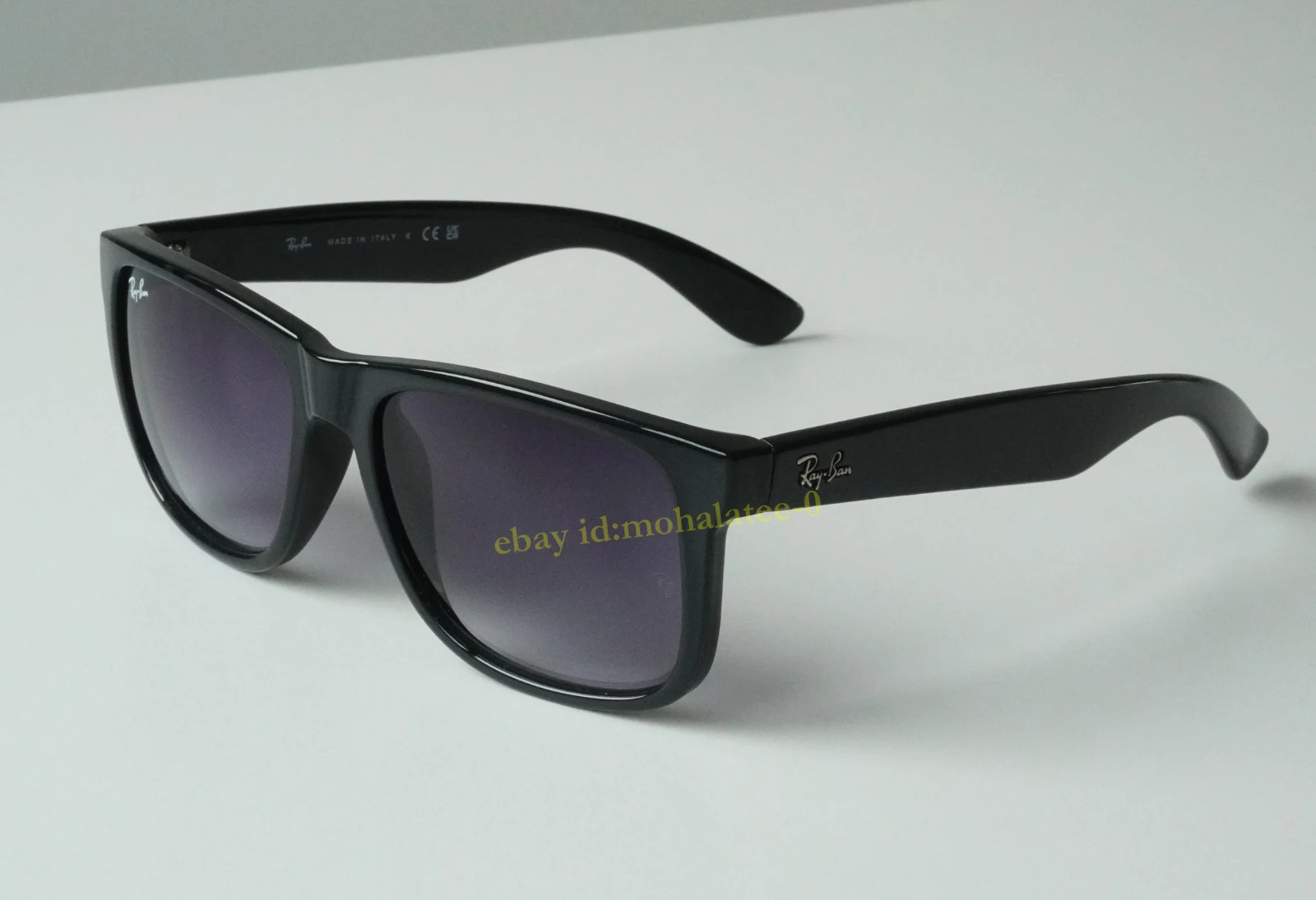 Ray-Ban RB4165 601-8G Grey Gradient Lens Matte Black Frame Unisex Sunglasses 54