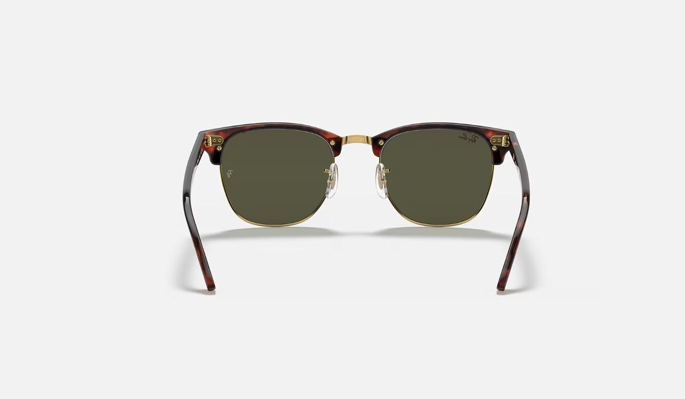 Ray-Ban Clubmaster Tortoise / G-15 Green 55mm Sunglasses RB3016 W0366 55-21