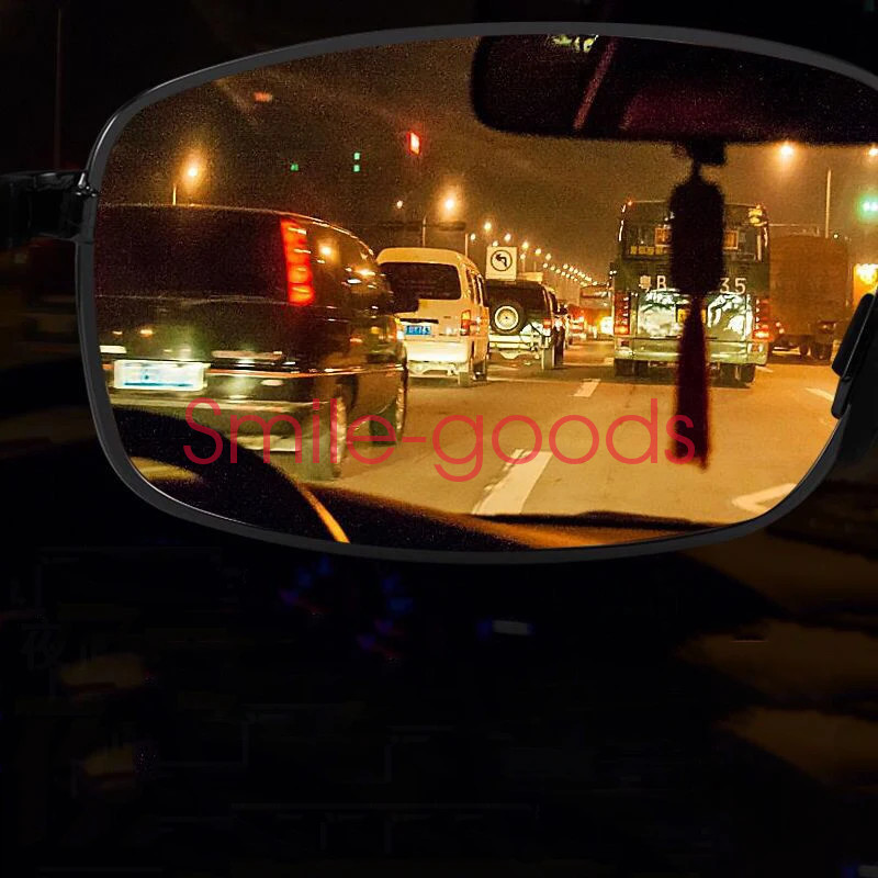 2 Pair HD Day Night Vision Glasses Driving Sports Wraparound Fit Over Sunglasses