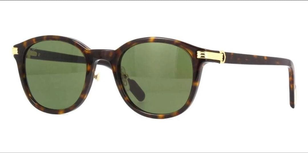 Cartier Premiere de Cartier Sunglasses CT0302S Brown Tortoise Frame Used From JP