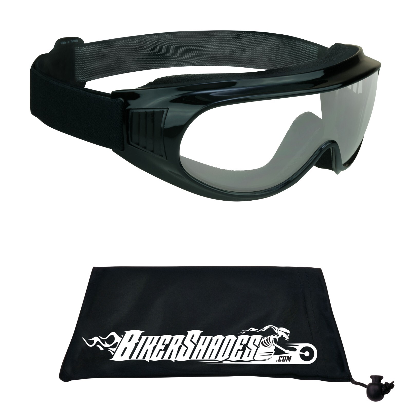Motorcycle Goggles Fit Over Glasses Cover RX Sunglass Yellow Clear Dark Grey