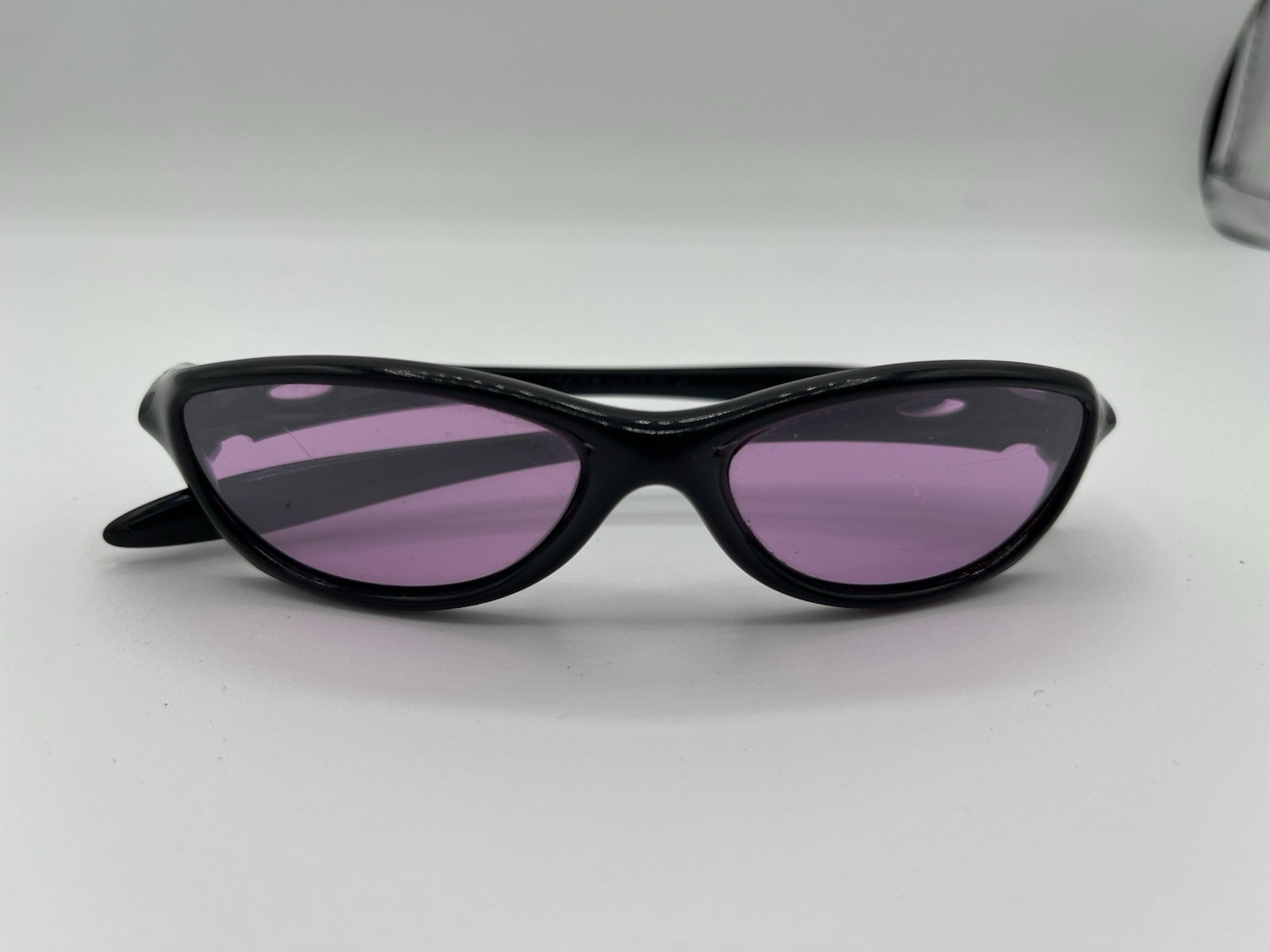 Vintage 90s OAKLEY Minute 2 Black Purple Y2K Gorpcore Sunglasses