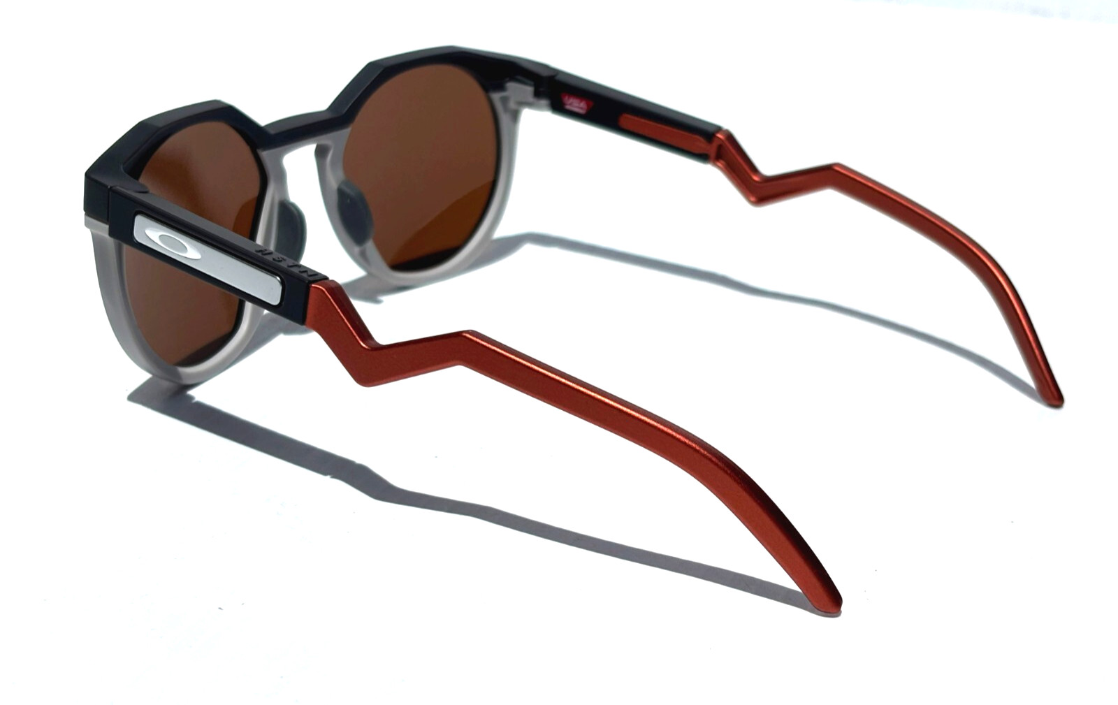 NEW Oakley HSTN Matte Carbon PRIZM Tungsten Brown Lens Sunglass 9242-06