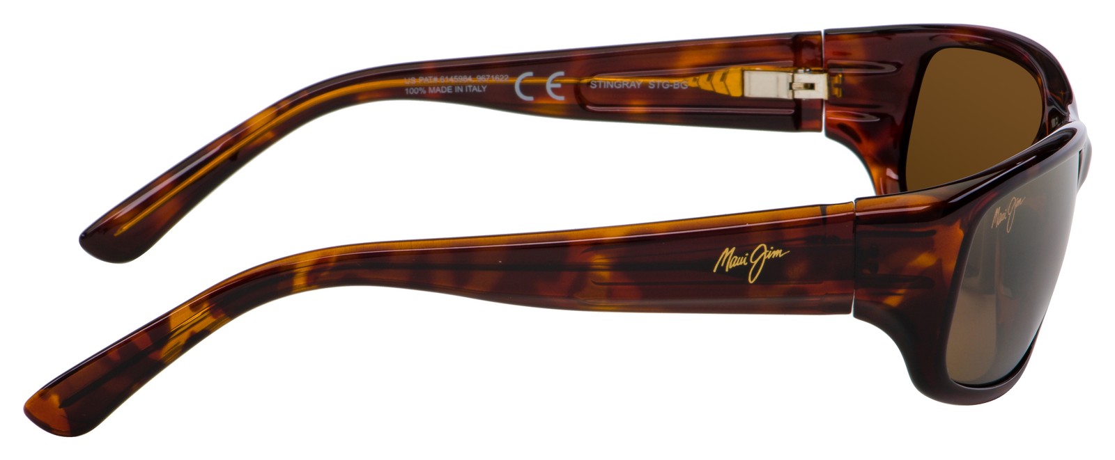 Maui Jim Unisex Stingray 55mm Havana Polarized Sunglasses H103-10
