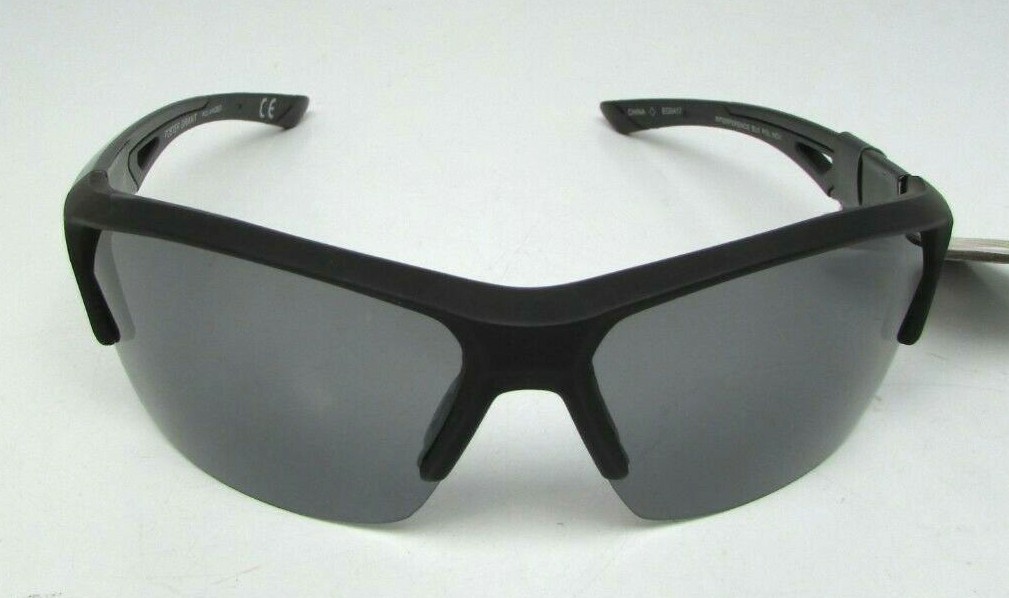 Foster Grant IronMan INTERFERENCE Black Polarized Sunglasses NEW See Description