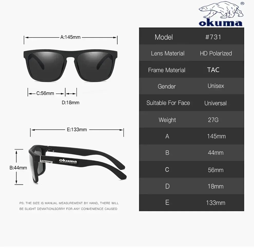 UV400 Unisex Polarized Sunglasses Outdoor Sports Eyewear Men Women Gift Beach