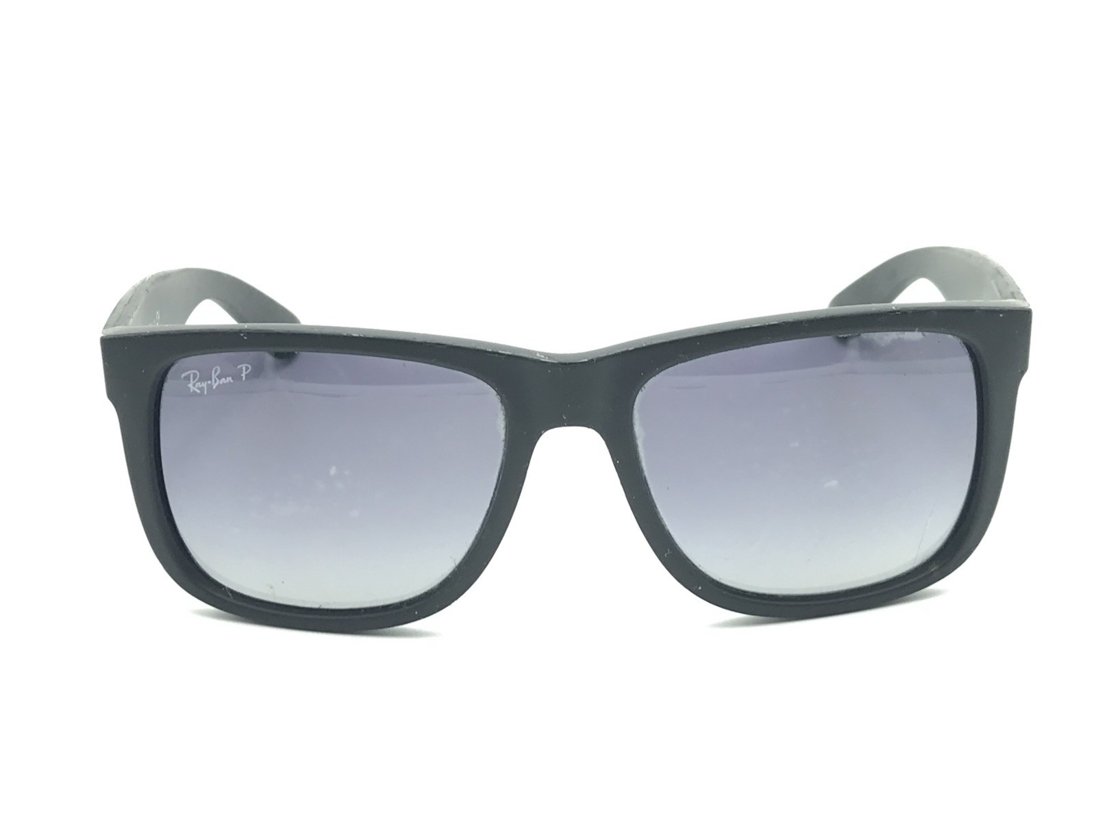 Ray-Ban RB 4165 JUSTIN 622/T3 Matte Black Sunglasses Gray Polarized 54-16 145
