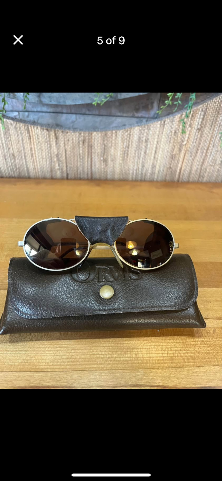 vintage mens Orvis fishing /sking sunglasses France