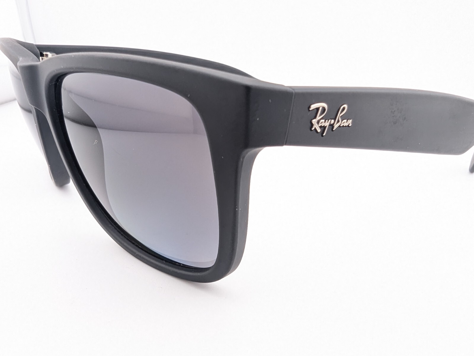 Ray-Ban Sunglasses, RB 4165 622/T3 3P Justin Matte Black Polarized, 54-16-145
