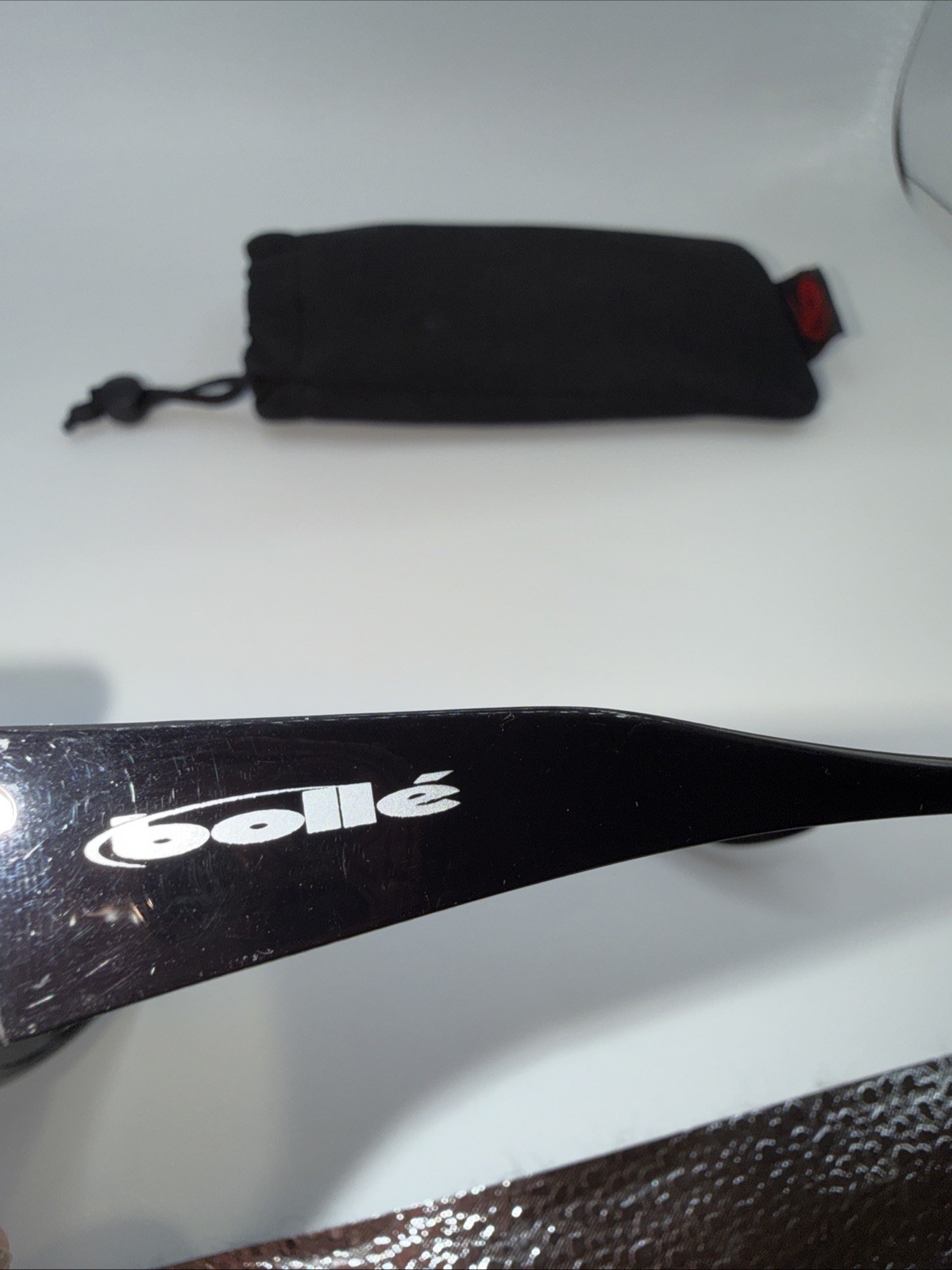 BOLLE Sunglasses 723 Black Wrap Lightweight France Sport Sunglasses