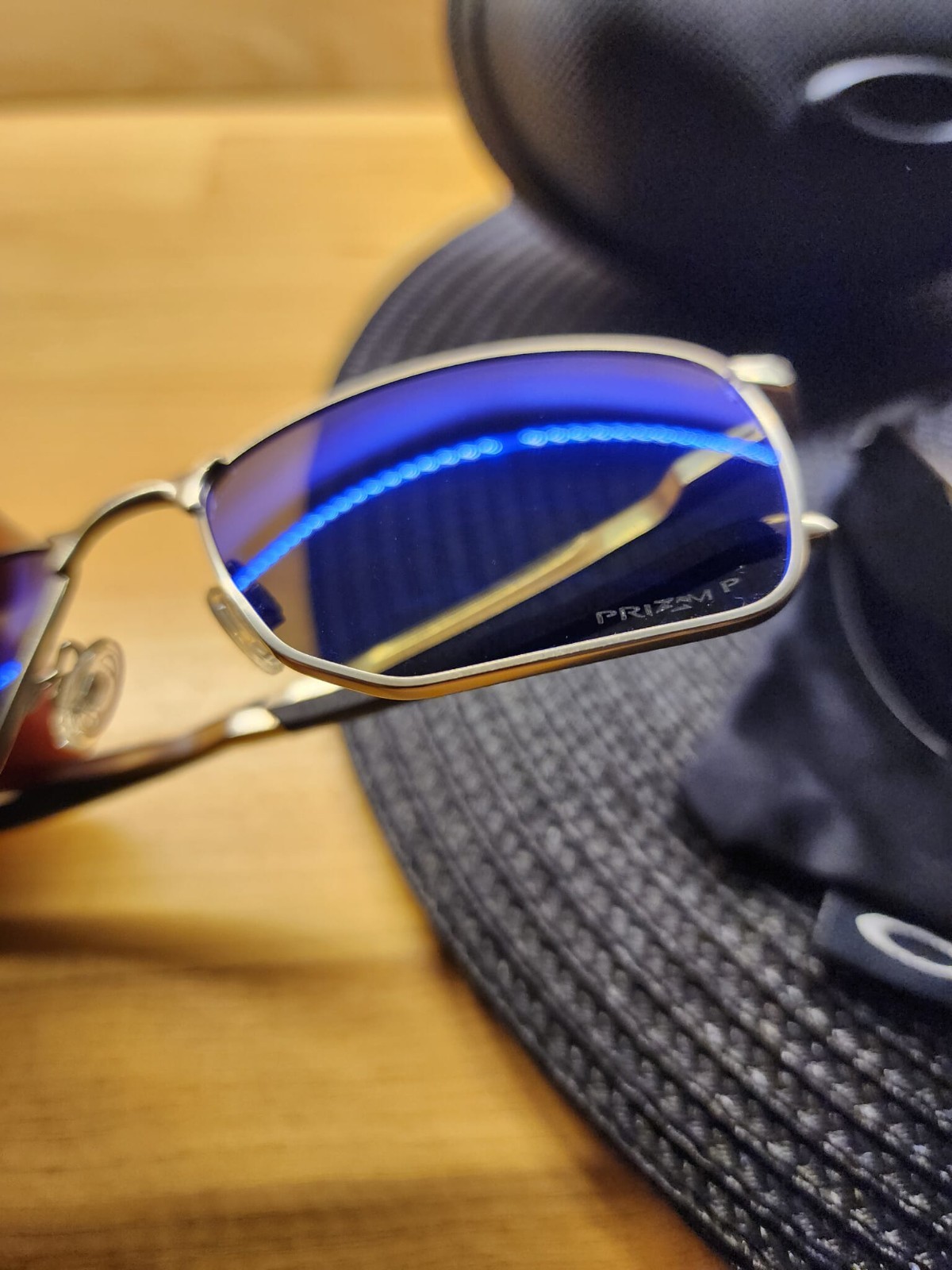 Oakley Ejector C-5 Alloy Metal Frame Prizm Polarized Blue Lens Full Pack New