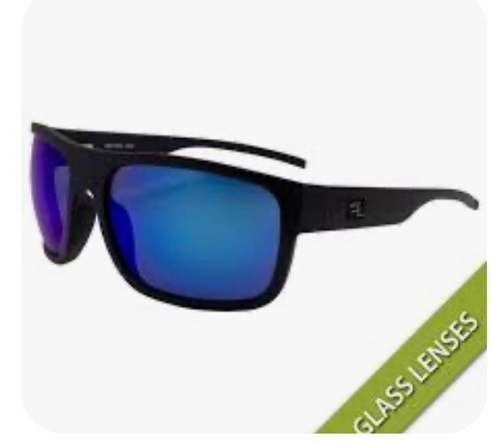 Salt Life Naples Matte Black Mirror Blue Glass Lens $229 Live Salty Saltlife NWT