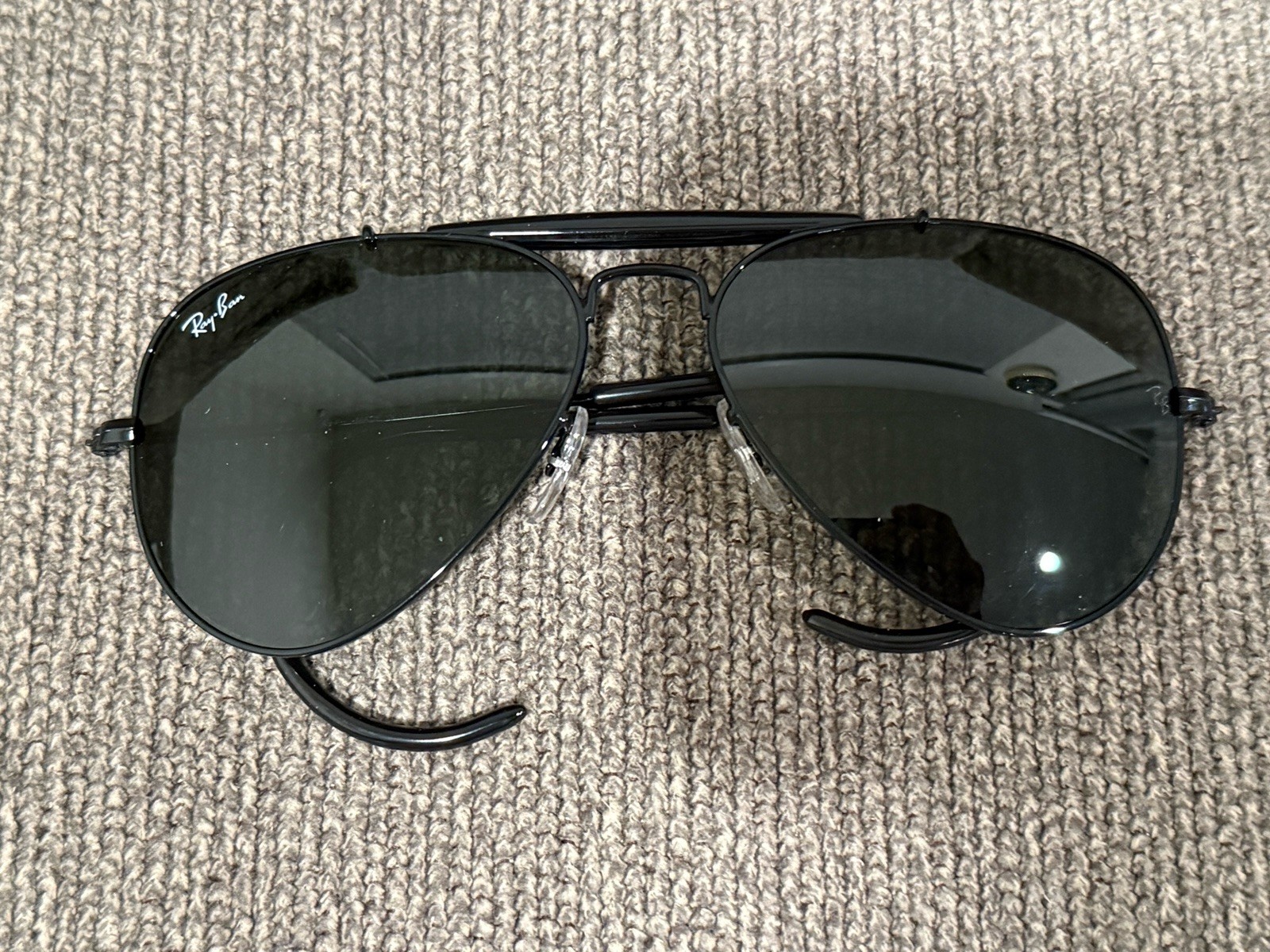 Ray-Ban Outdoorsman RB3030 L9500 Classic Green G-15 Lens with Black Frame 58MM