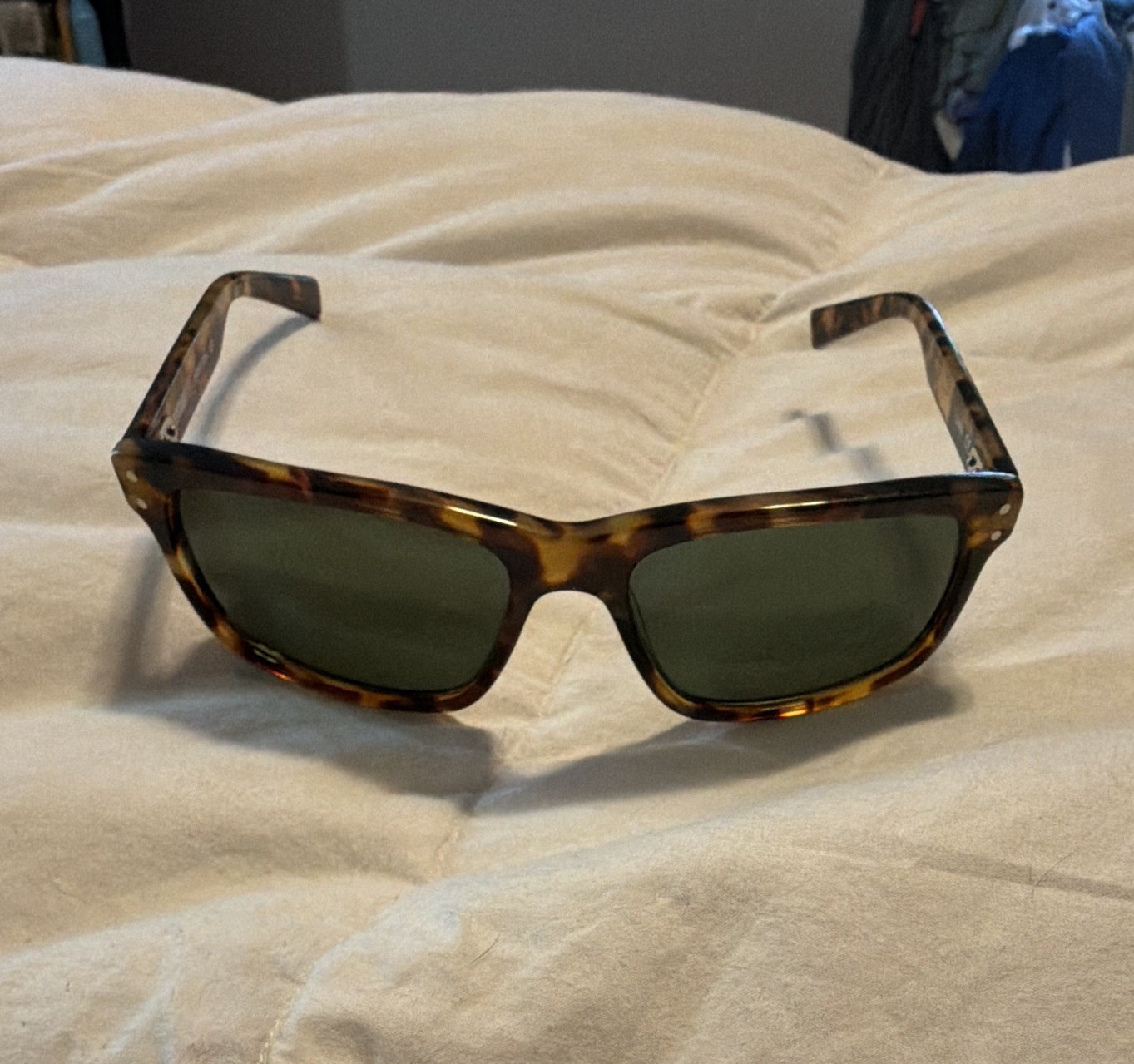 Nike Vintage 80 EV0632 Sunglasses Tortoise Shell Plastic Frame Green