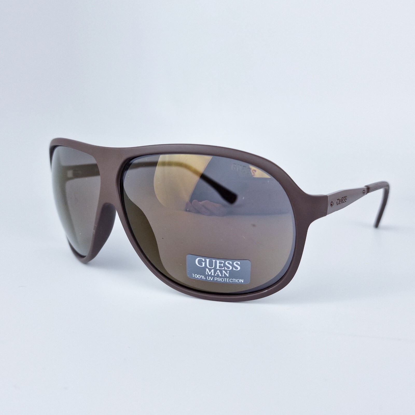 Guess Men’s Sunglasses GU6828-MBRN-6F Brown Frames 100% UV Protection Brand New
