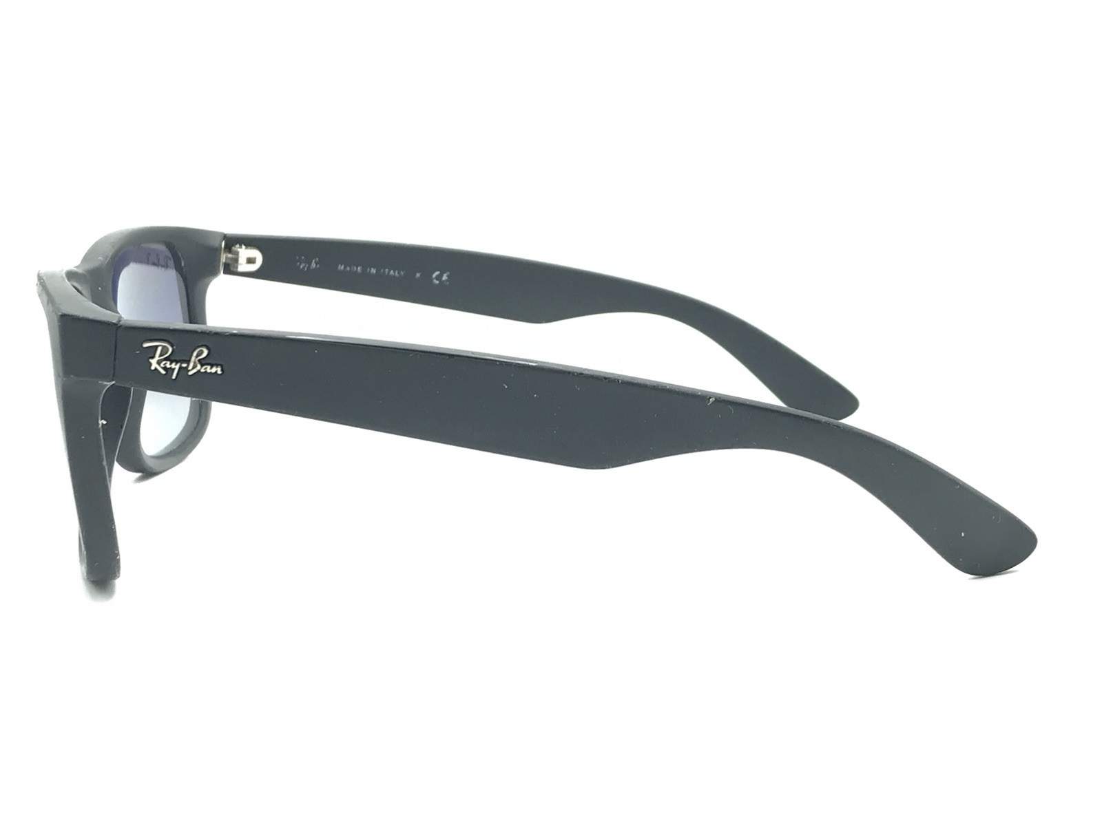 Ray-Ban RB 4165 JUSTIN 622/T3 Matte Black Sunglasses Gray Polarized 54-16 145