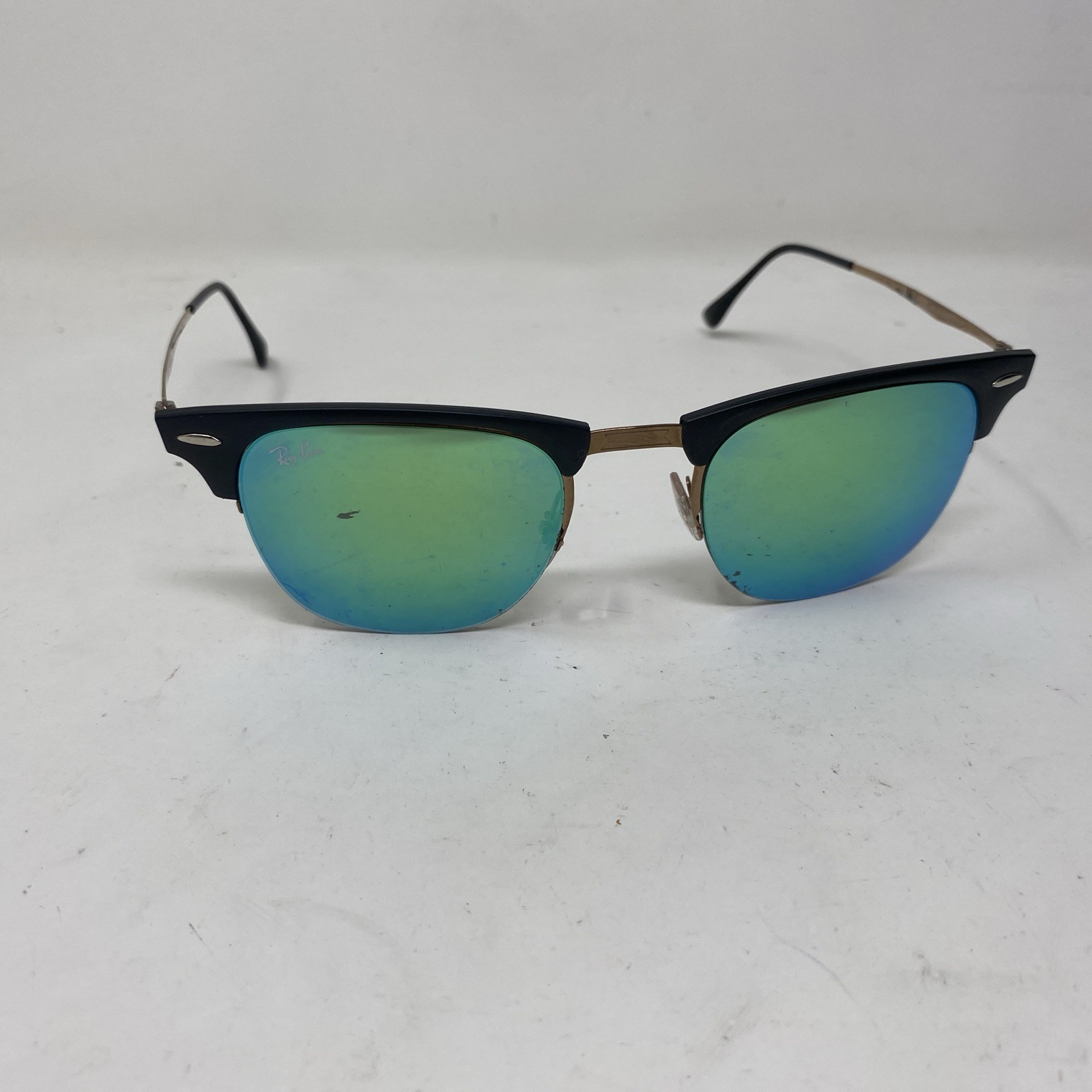 Ray-Ban RB8056 176/3R 51-22 Black Brown W/ Green Mirror Sunglasses 5705