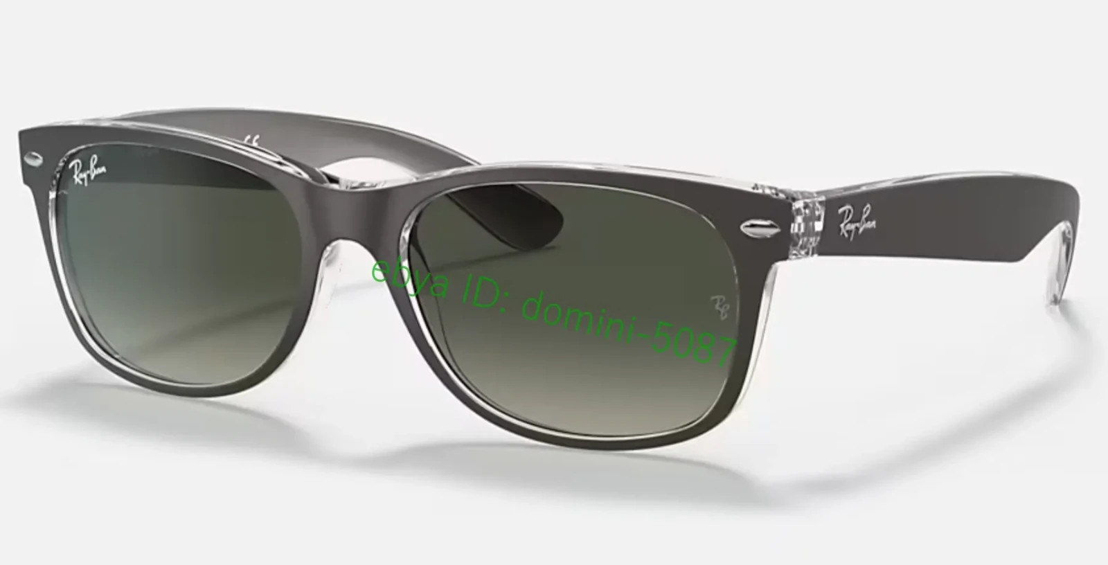 Ray-Ban RB2132 New Wayfarer Classic Sunglasses 55-18 Grey Gradient Lens UV400