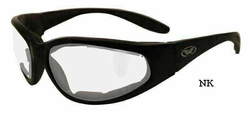 Hercules 24 Motorcycle UNBREAKABLE PADDED ANTI-FOG Sunglasses-PHOTOCHROMIC LENS